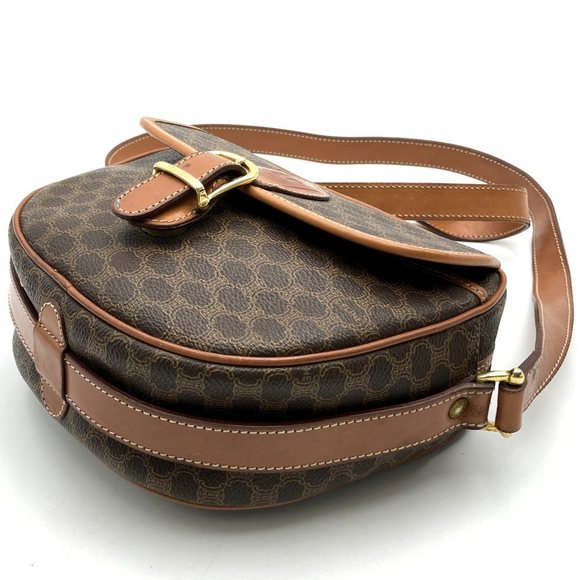 Celine Bag Macadam Pattern Brown - Picture 4 of 10